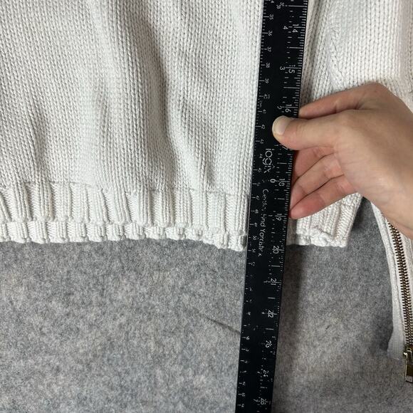 BKG & Company Sissies Sweater Womens Small Quarter Zip Cotton Made In USA - Picture 5 of 12